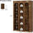 5-Tier Rustic Brown Farmhouse Bookcase – Arched Mid-Century Design
