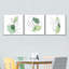 Feuilles de palmier minimalistes, reproduction sur toile-44454954