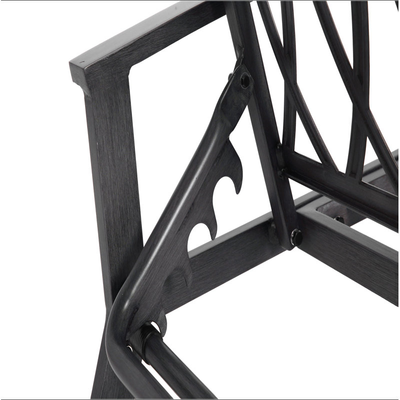 Méridienne en aluminium coulé, Gris