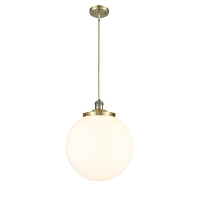 Luminaire suspendu simple à 1 lumière Frederick