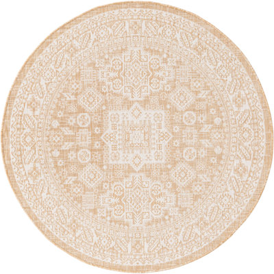 Outdoor Chand Area Rug Orange Color