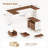71" Computer Desk Executive Desk With Rolling File Cabinet-621323248