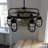 Starklake 6 - Light Unique / Statement Wagon Wheel Chandelier-71472777