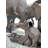 Elephants Walking Figurine