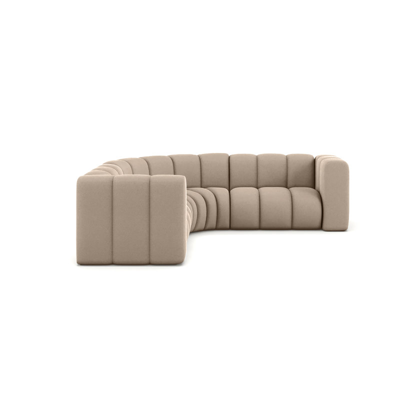 3 Seater Velvet Corner Sectional