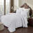 Rylee 100% Cotton Premium Chenille Bedspread Set Soft & Breathable Floral Design Machine Washable, Luxurious All Season Comfort Bedding Set-78621352-78621353