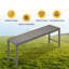 Banc d'extérieur en métal Allanah-856115813