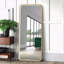 Miroir d'appoint 64 po pleine longueur avec lumières - 3 lumières à intensité variable, cadre doré, miroir de plancher autoportant pour la chambre à coucher, le salon et la boutique de mariage, avec éclairage DEL