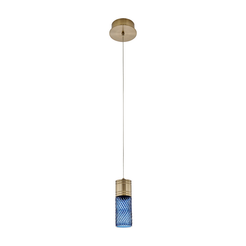 Kiriko 6-in (6-watt) LED Winter Brass Pendant