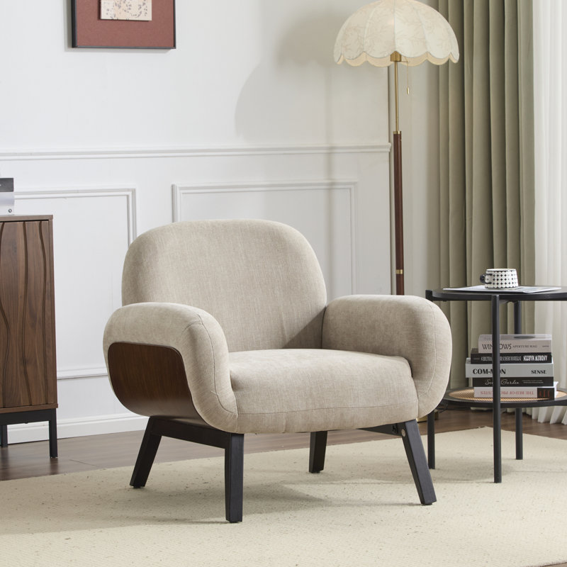 Chaises d'appoint confortables en tissu, revêtement kaki, polyvalence moderne pour la maison