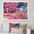 Impression argent sur toile encadrée