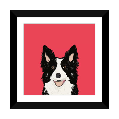«Border Collie», impression sur toile tendue