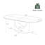 Table de salle à manger moderne minimaliste ovale avec plateau de table en pierre frittée-636765561-636765537