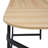 Carberg L-Shaped Metal Base Writing Desk