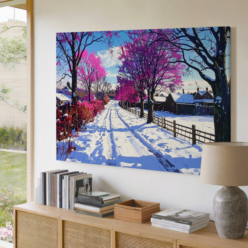 Toile Magenta, H 20 po x l 30 po