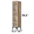 6.6 Ft. Tall Patterned Bathroom Cabinet-110432434