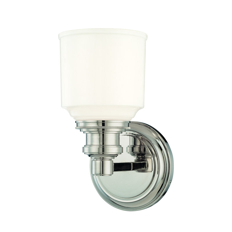 Windham Armed Sconce, Polished Nickel