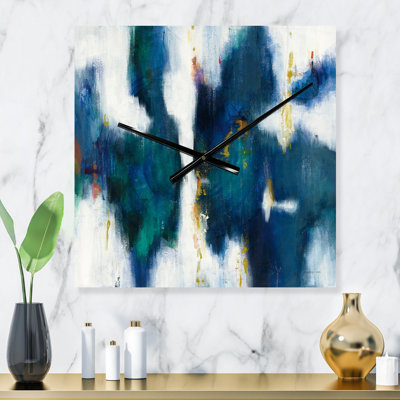 Blue Glam I - Glam Wall Clock