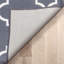 Tapis gris antidérapant à motif treillis Bethie-24753936