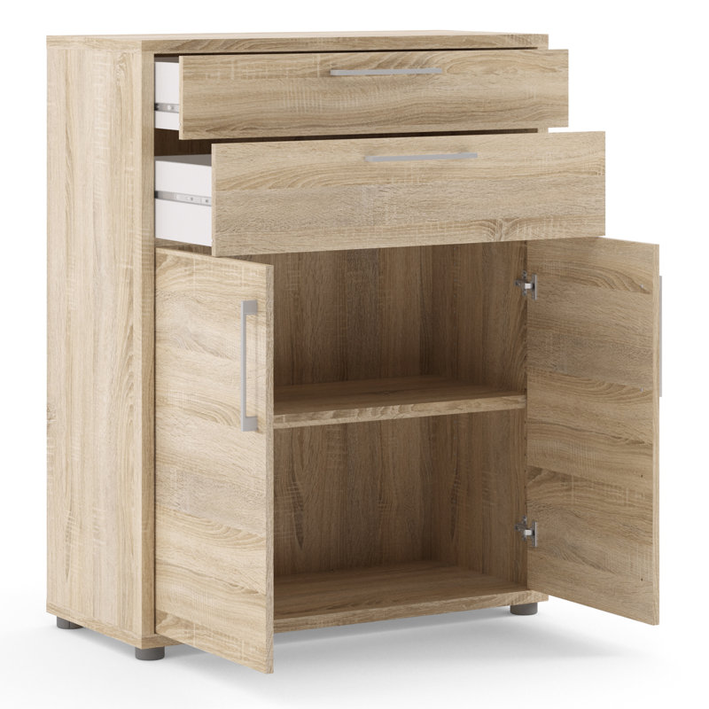 Eggen 2 - Drawer Chest of Drawers, Oak