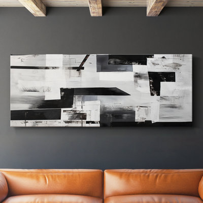 Toile tendue avec châssis abstrait Series # #XVII-Wide