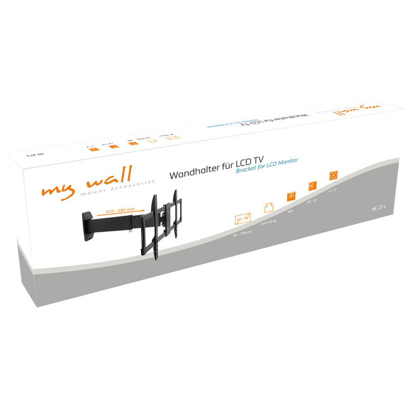 Symple Stuff Single Screen Wall Mount