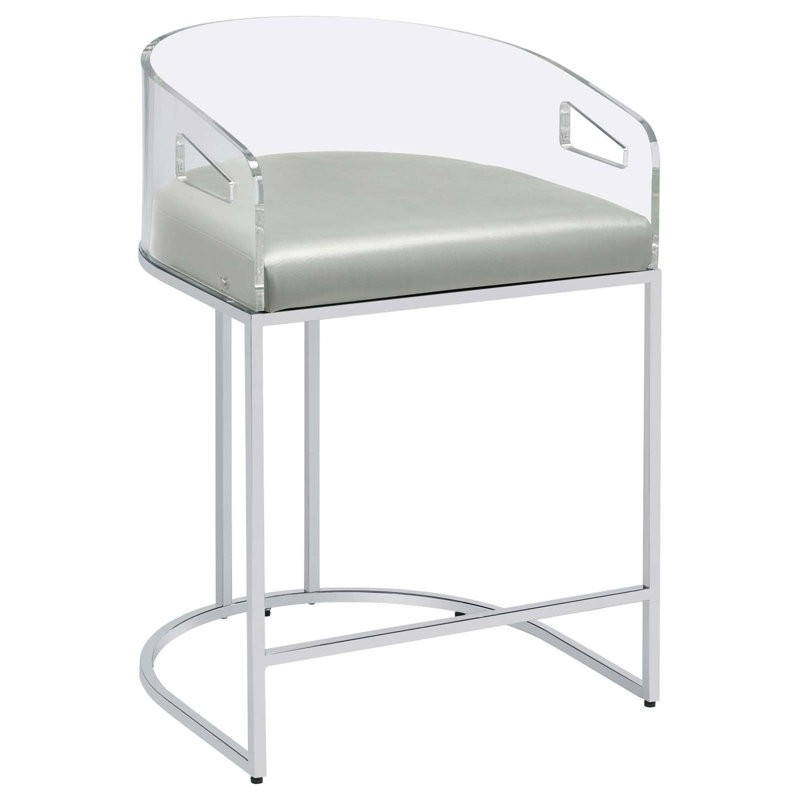 Tabourets en chrome chromé (ensemble de 2)