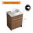 Broschard 23.64'' Single Bathroom Vanity with Ceramic Top