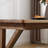 69" Wide Rectangular Solid Pine Farm Dining Table with Folding X-Style Legs