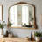 Hand-Painted Ornate Gold Arched Wall Mirror-1499500614-1499500618