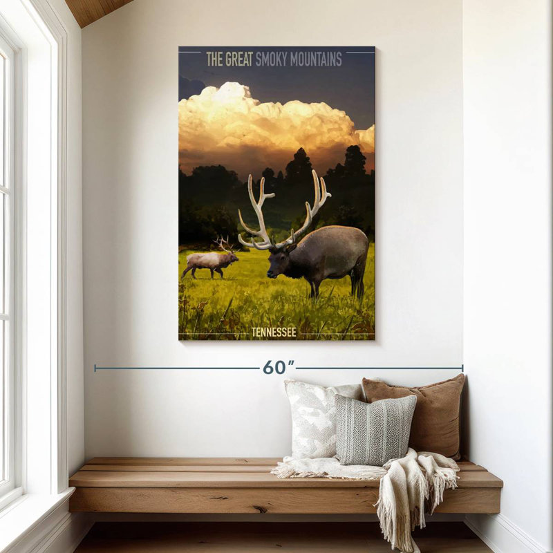 Brampt Smokey Mountains Tennessee, 48" H x 32" W