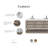 Constanta 72'' Double Bathroom Vanity with Marble Top-980936459
