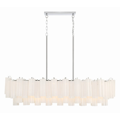 Quinzio 14 - Light Dimmable Linear Chandelier