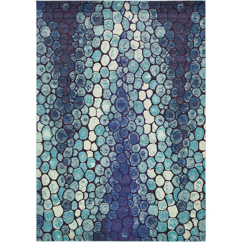 Burtrum Abstract Indoor Rug, Rectangle 7' x 10'