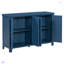 Buffet de rangement 4 portes avec tablettes réglables pour le salon et le bureau-435020979