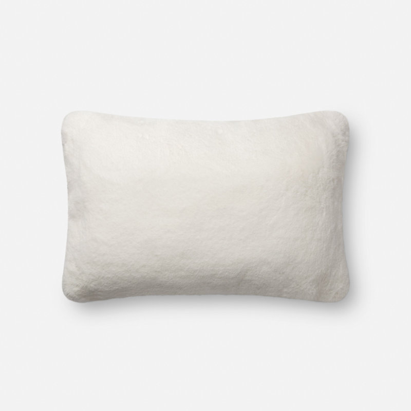 Coussin lombaire , Duvet / Plumes, 13 po x 21 po, Blanc