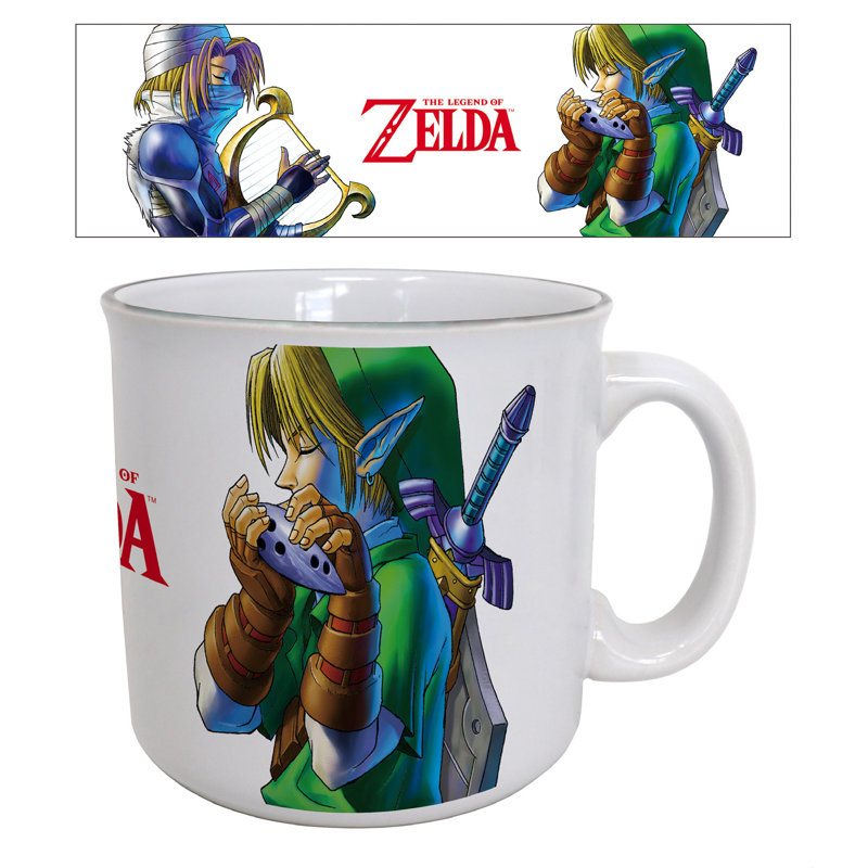 Zelda - OoT-Sheik & Link 20 oz Tasse de camping