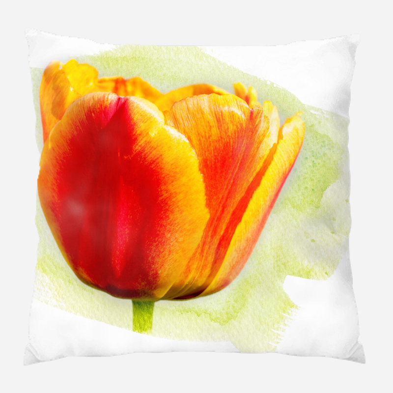 Coussin Tulip, Microsuède, Intérieur