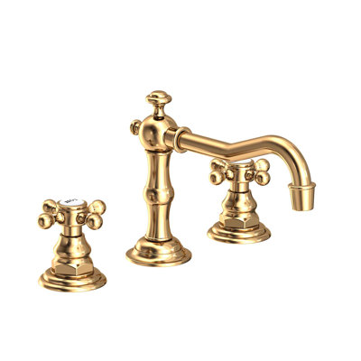 Chesterfield Widespread Bathroom Faucet with Drain Assembly