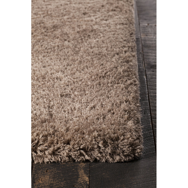 Tapis de zone brun clair tissé à la main Garretson, 9 pi x 13 pi