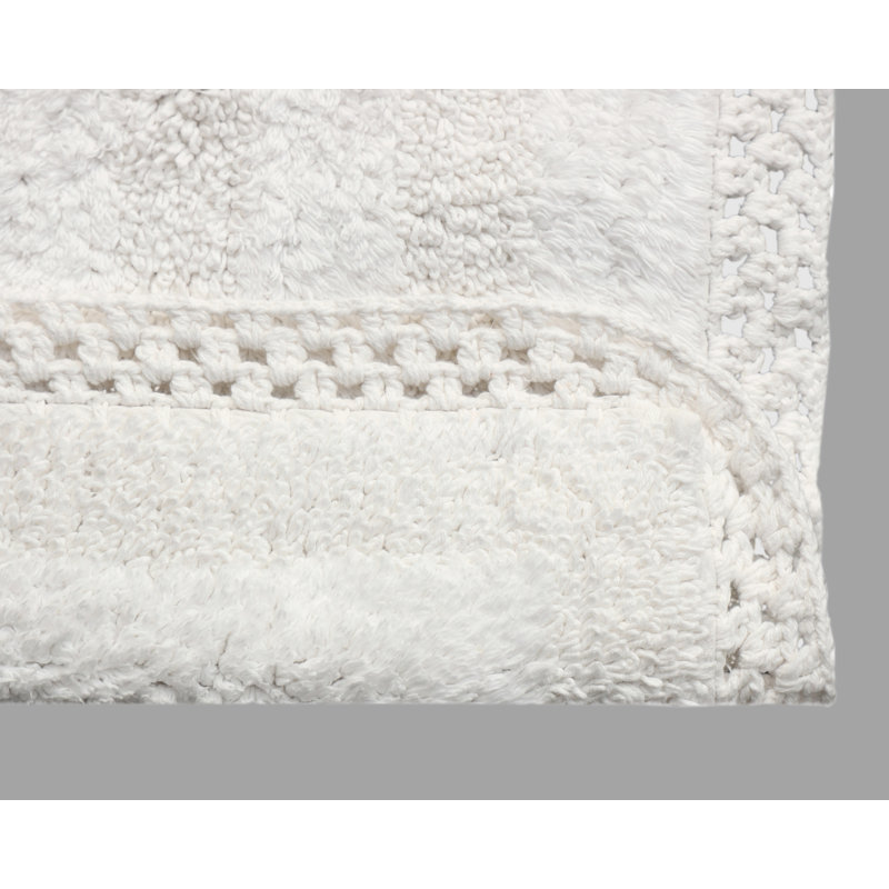 Tapis pour salle de bain Adiraica, Blanc