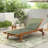 Outdoor Chaise Lounge With Mesh Seating-1566087283