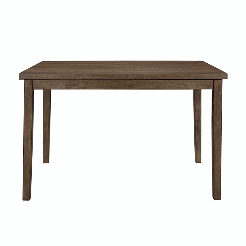 Walnut Brown Finish Rectangular Dining Table 1Pc Furniture Kitchen Dining