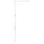 Kahrama Hinged Semi-Frameless Shower Door with Frosted Glass-690843936