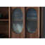 Armoire d'appoint elliptique en verre Simple