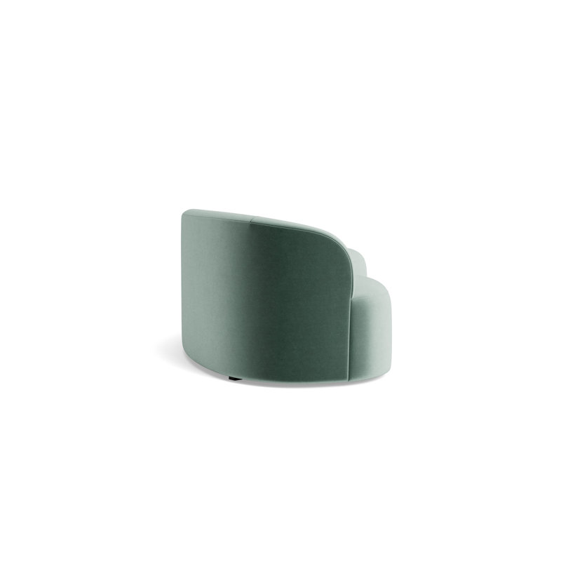 Sofia Left Arm Sofa, Performance Velvet - Jade