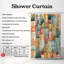 Painted Homes - Rideau de douche Premium-96123615