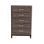 Commode en bois massif avec rangement 1 chambre 5 pièces