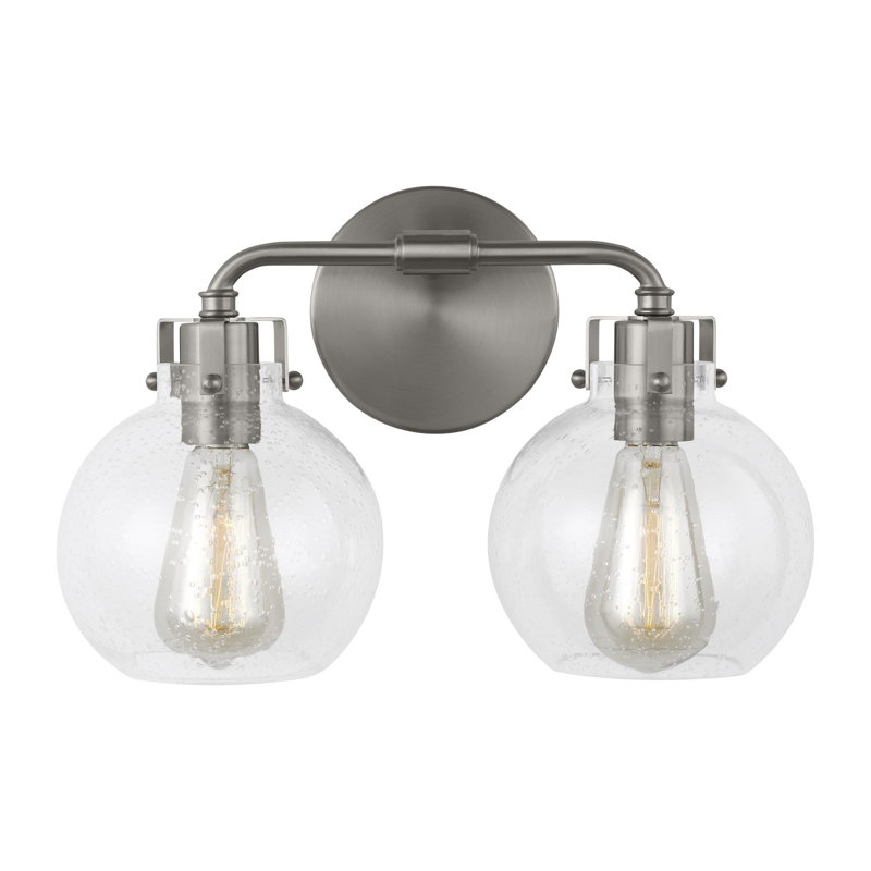 Clara 2 - Light Vanity Light, Satin Nickel