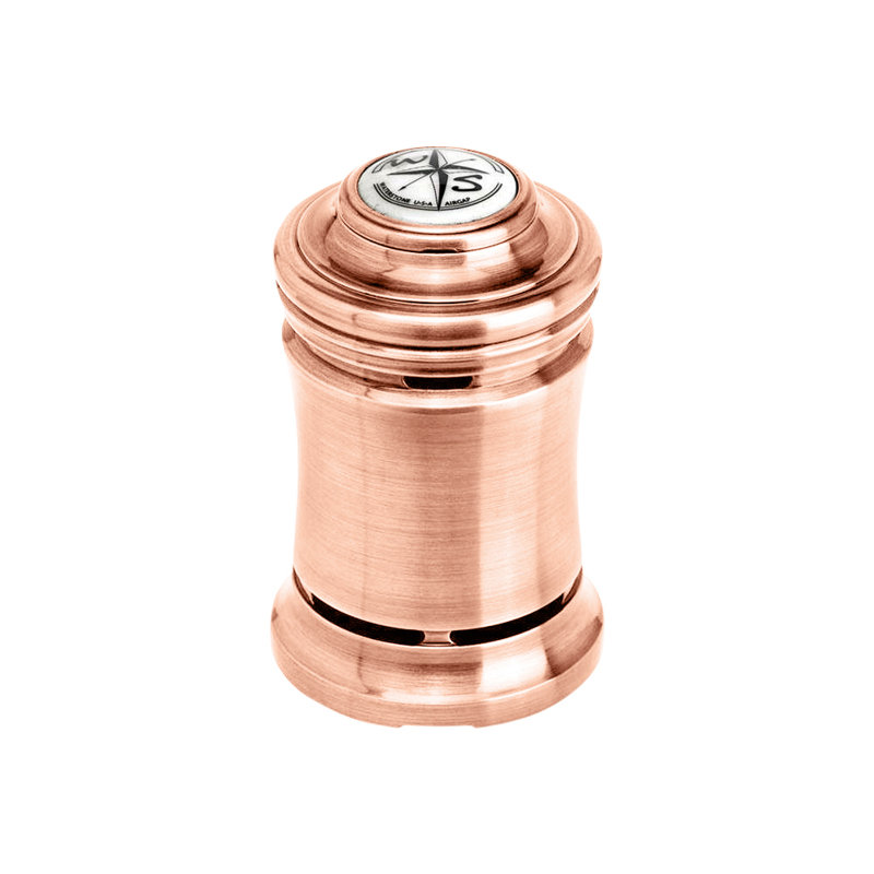Traditional Dual Port Air Gap, Polished Copper